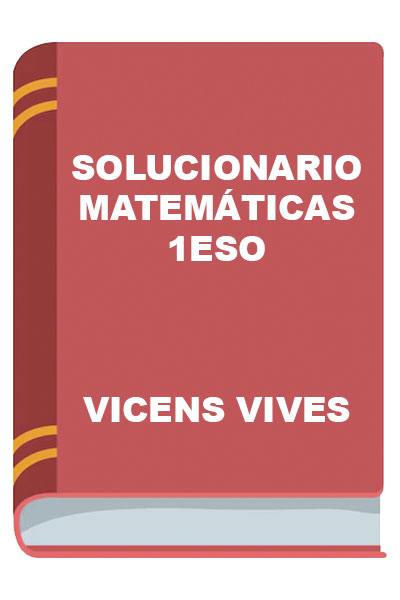 Solucionario Matemáticas 1 ESO Vicens Vives PDF 2026