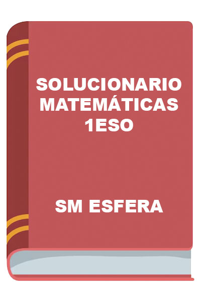 Solucionario Matemáticas 1 ESO SM Esfera 2026