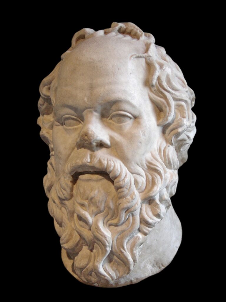 Busto clásico de Sócrates conservado en el Museo del Louvre