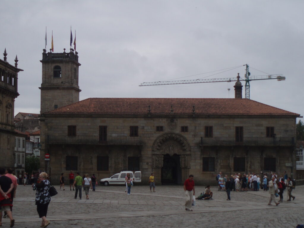 Colegio de San Jerónimo de la Universidade de Santiago de Compostela en la Plaza del Obradoiro